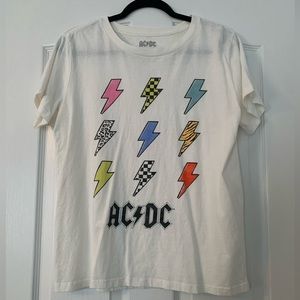 AC/DC Lightning Bolt Graphic T-Shirt